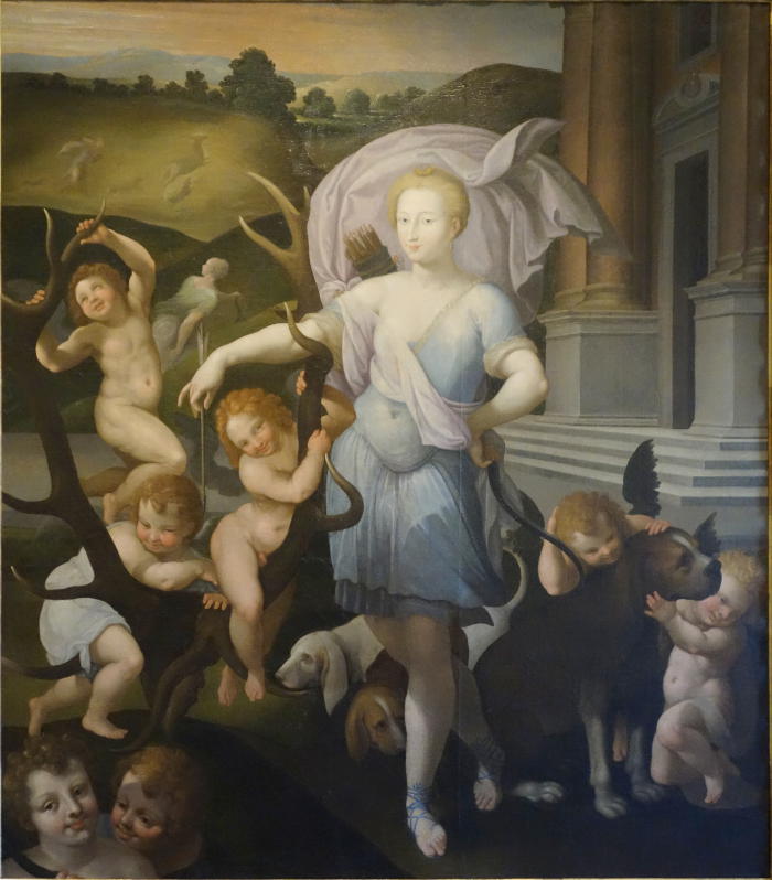 École du Primatice, “Portrait de Diane de Poitiers”, Château de Chenonceau École du Primatice, “Portrait de Diane de Poitiers”, Château de Chenonceau