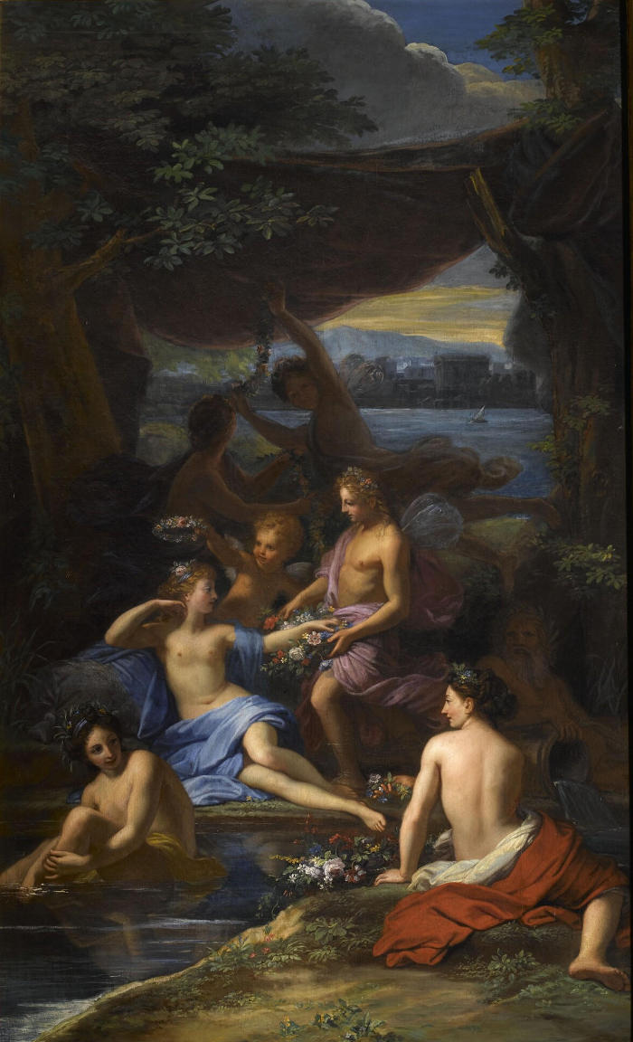 Peinture de Jean JOUVENET, “Flore et Zéphyr”, Grand Trianon, Versailles Peinture de Jean JOUVENET, “Flore et Zéphyr”, Grand Trianon, Versailles