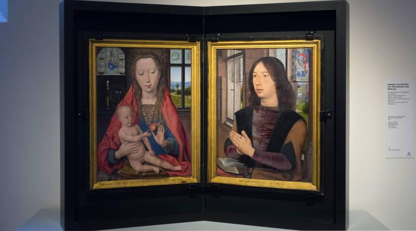 “Diptyque de Maarten van Nieuwenhove”, vue générale, Musée Hans Memling, Hôpital Saint-Jean, Bruges (Brugge)
