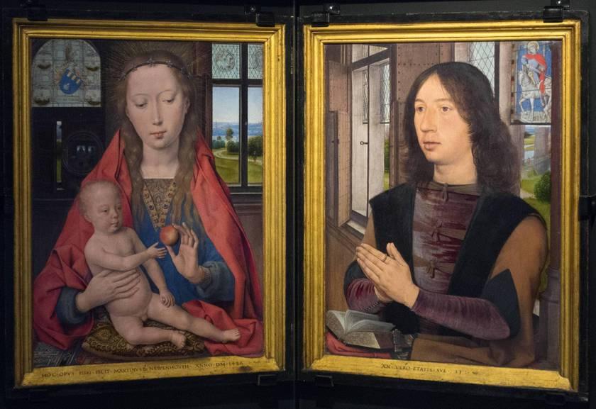 “Diptyque de Maarten van Nieuwenhove”, Musée Hans Memling, Hôpital Saint-Jean, Bruges (Brugge)