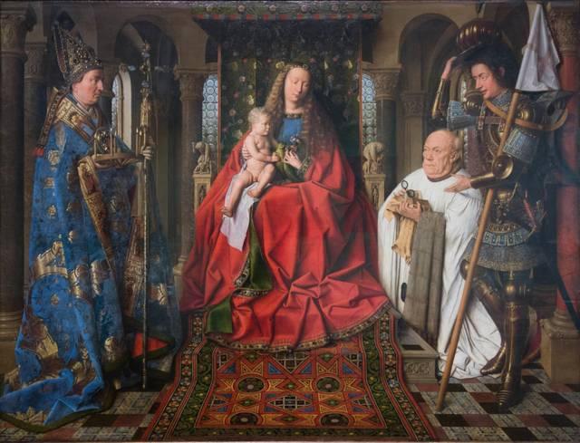 Jan VAN EYCK, “Virgin and Child with Canon van der Paele”, Groeninge Museum, Bruges (Brugge) Jan VAN EYCK, “Virgin and Child with Canon van der Paele”, Groeninge Museum, Bruges (Brugge)