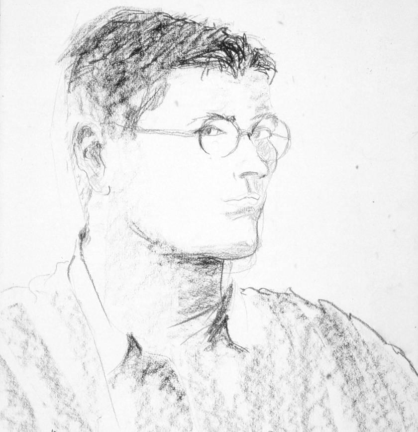 autoportrait de François VIDIT, 1995 autoportrait, 1995